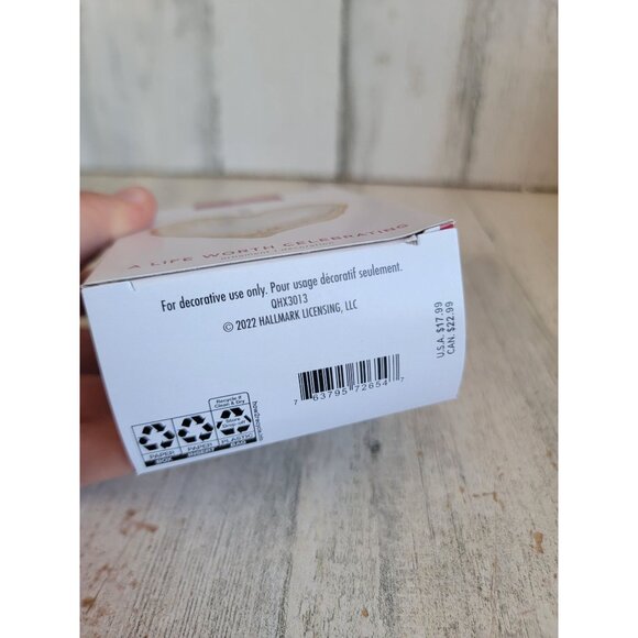 Hallmark a life worth celebrating heart ornament Xmas Pearl - Picture 4 of 5